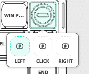 Nuphy Air75 V3  - Layer 2 Rueda de Volumen